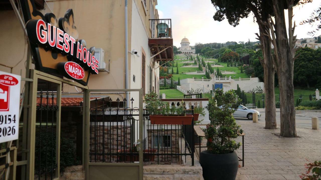 Santa maria Zimmer Bahai Gardens Hotel Haifa Bagian luar foto