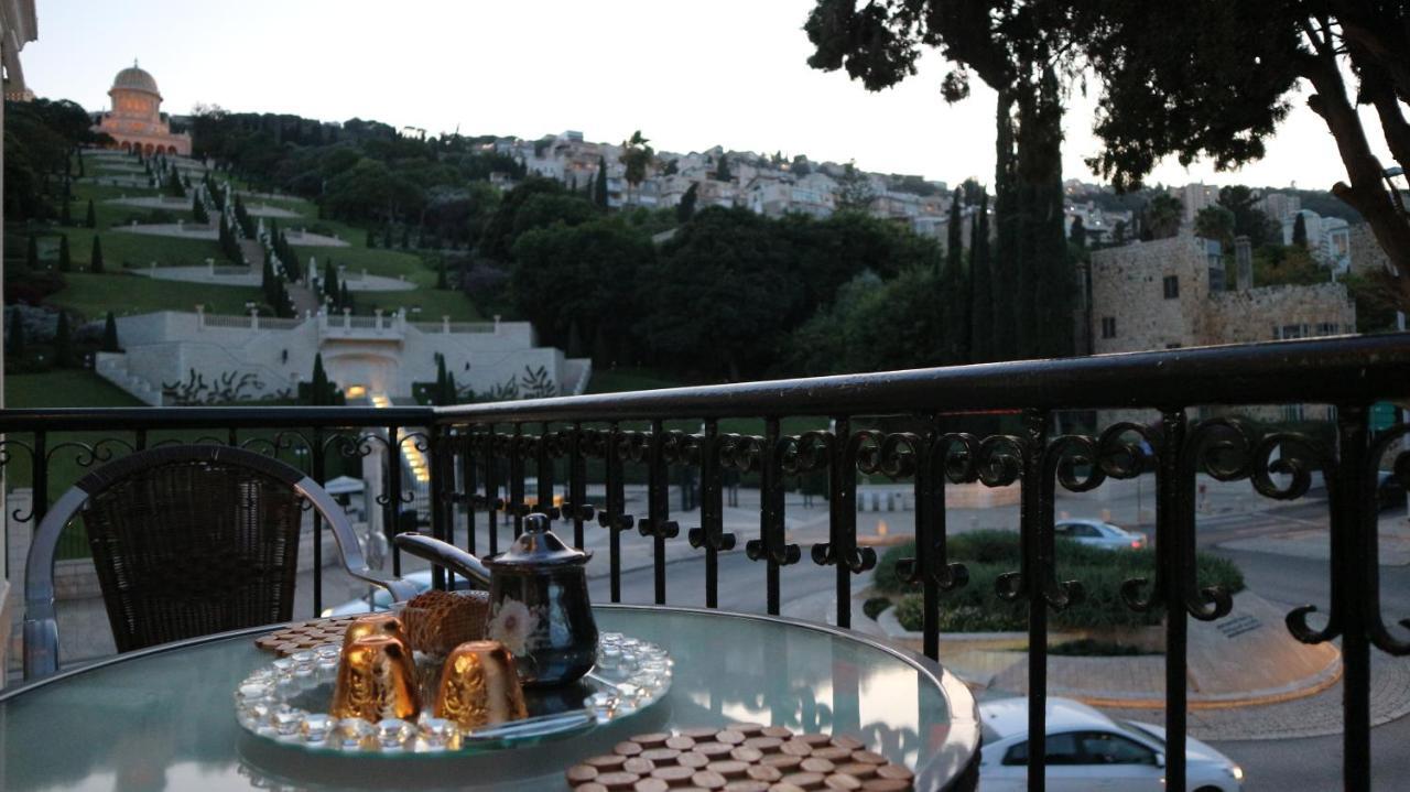 Santa maria Zimmer Bahai Gardens Hotel Haifa Bagian luar foto